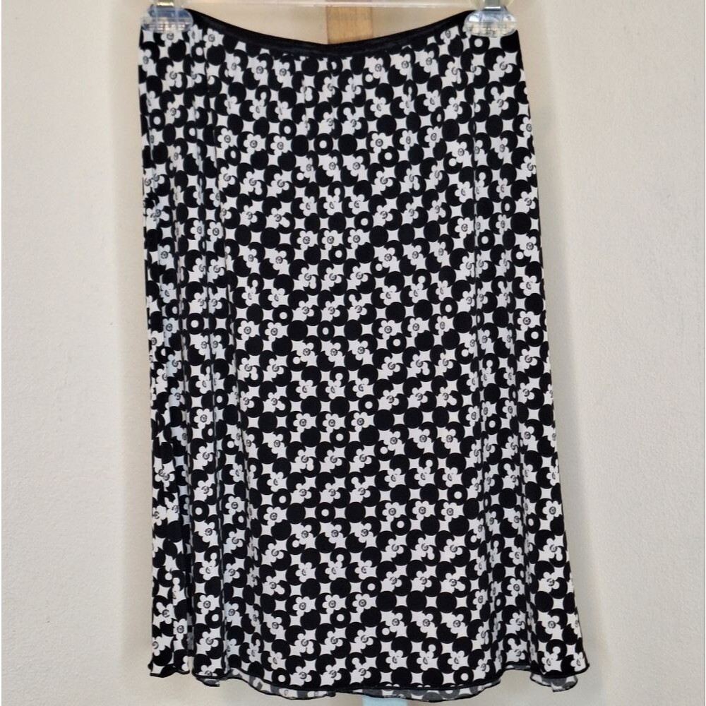 Wrapper Black & White Vintage Skirt